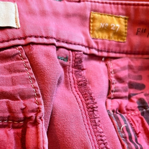Pilcro And The LetterPress pink  jeans, size 27 Anthropologie boho summer - Picture 2 of 9
